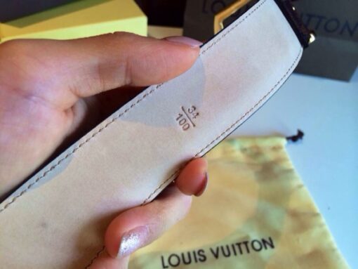 Replica Louis Vuitton Riveted Belt Damier Ebene M6835S 2