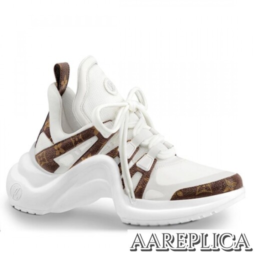 Replica Louis Vuitton White LV Archlight Sneaker 3