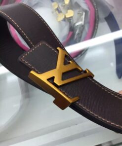 Replica Louis Vuitton LV Initiales Belt Utah Leather M6902Q 2