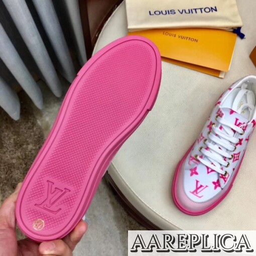 Replica Louis Vuitton Rose Pop Stellar Sneakers 8