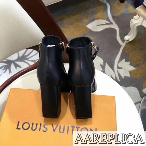 Replica Louis Vuitton Black Upper East Low Boot 3