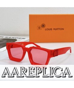 Replica Louis Vuitton Red 1.1 Millionaires Sunglasses Z1599W 2