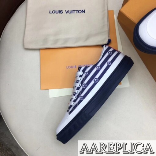 Replica Louis Vuitton LV Escale Stellar Sneakers Blue 3
