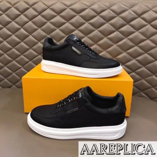 Replica Louis Vuitton Black Beverly Hills Sneakers 3