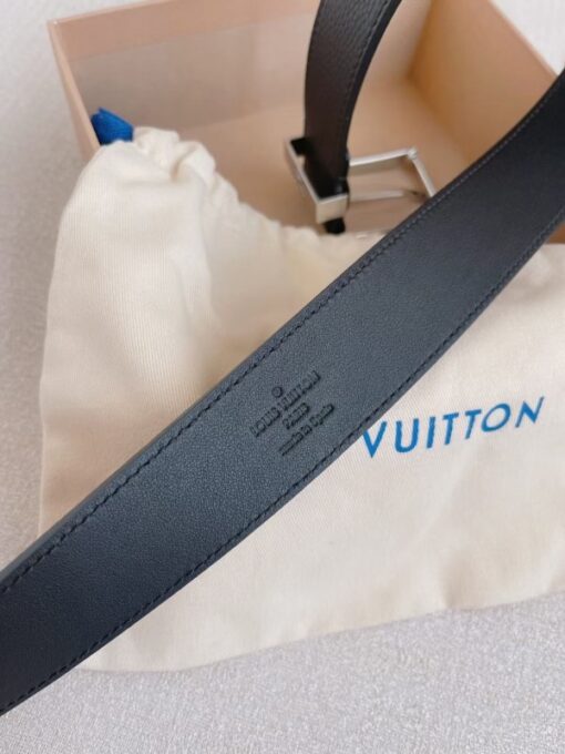 Replica Louis Vuitton Pont Neuf 35mm Belt Taurillon Leather M6065T 4