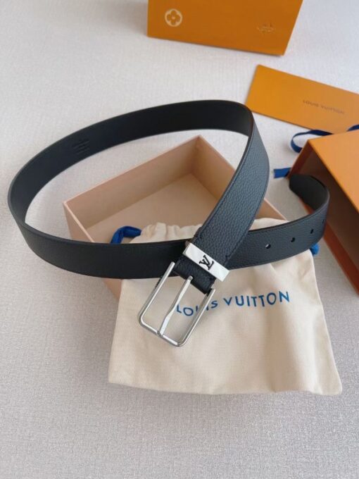 Replica Louis Vuitton Pont Neuf 35mm Belt Taurillon Leather M6065T 7