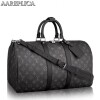 Replica Louis Vuitton Keepall Bandouliere 45 Bag Monogram Empreinte M45532 10