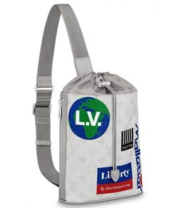 Replica Louis Vuitton Chalk Sling Bag White Monogram M44629