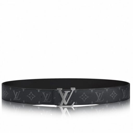 Replica Louis Vuitton LV Initiales 40MM Reversible Belt Monogram Eclipse M9043S