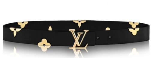 Replica Louis Vuitton LV Iconic Metallic Flowers 30mm Belt M9310U