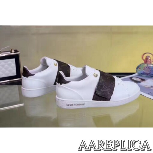 Replica Louis Vuitton Frontrow Sneaker In Leather And Monogram 2