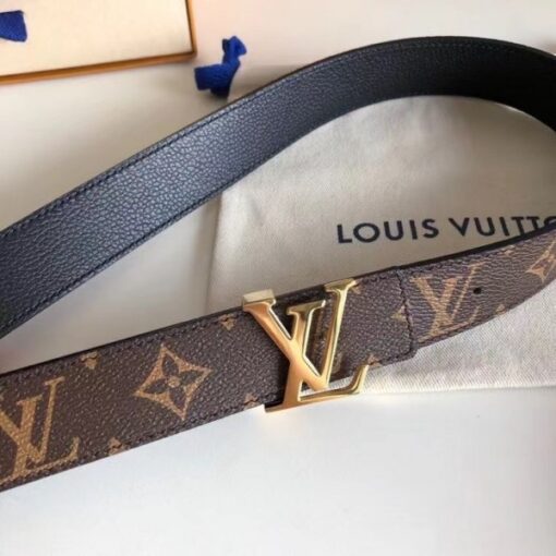 Replica Louis Vuitton LV Initiales 30MM Reversible Belt Monogram M9453T 5