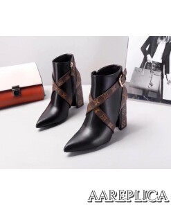 Replica Louis Vuitton Black Matchmake Ankle Boot 2
