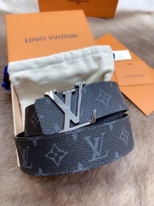 Replica Louis Vuitton LV Initiales 40MM Reversible Belt Monogram Eclipse M9043S 3