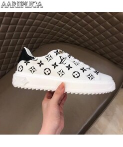 Replica Louis Vuitton 3D Monogram Flowers Time Out Sneakers 2