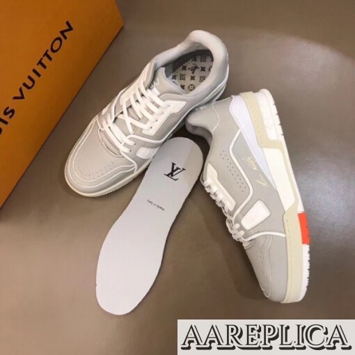 Replica Louis Vuitton Nuage White LV Trainer Sneakers 6