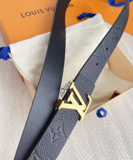 Replica Louis Vuitton LV Iconic 30mm Reversible Belt Monogram Empreinte M0328V 6