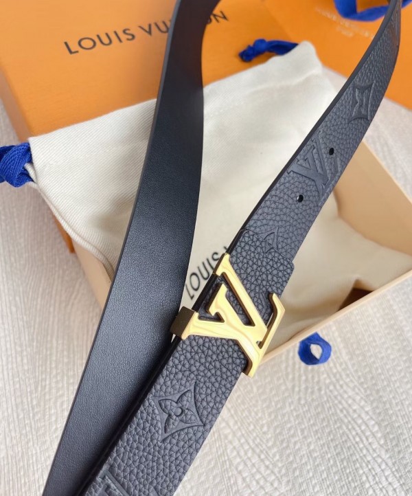 Replica Louis Vuitton LV Iconic 30mm Reversible Belt Monogram Empreinte  M0328V
