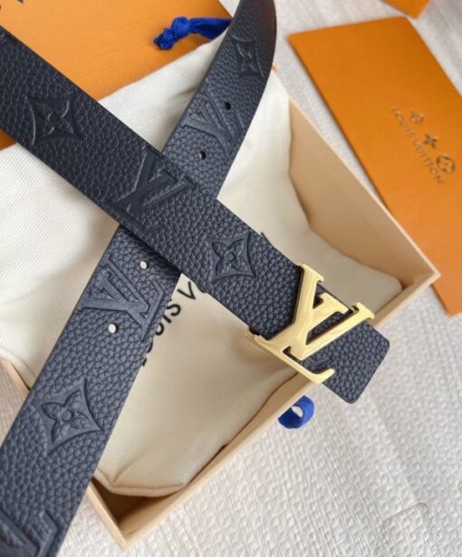 Replica Louis Vuitton LV Iconic 30mm Reversible Belt Monogram Empreinte M0328V 7