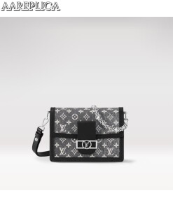 Replica Louis Vuitton DAUPHINE MM Bag Monogram Jacquard Denim M21458