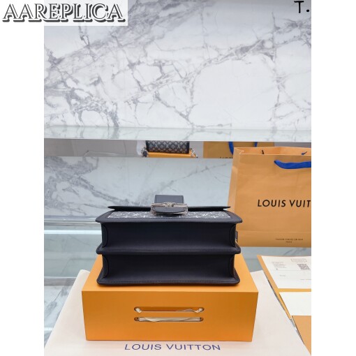 Replica Louis Vuitton DAUPHINE MM Bag Monogram Jacquard Denim M21458 9