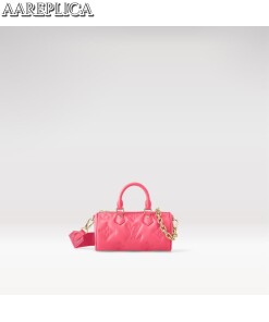 Replica Louis Vuitton LV PAPILLON BB Bag Dragon Fruit Pink M59826