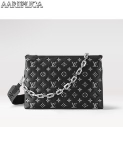 Replica Louis Vuitton Coussin MM LV Bag Black / Gray M21661