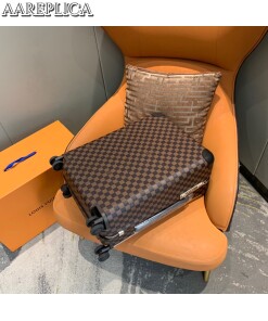 Replica Louis Vuitton Horizon 55 Rolling Luggage DAMIER EBENE N23304 2