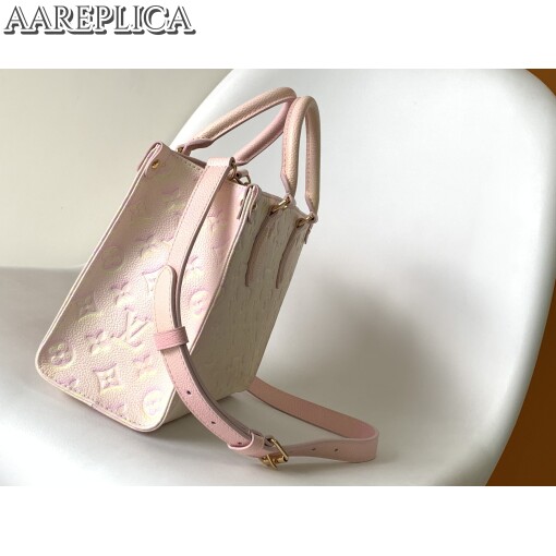 Replica Louis Vuitton LV ONTHEGO PM Pink Bag M46168 3