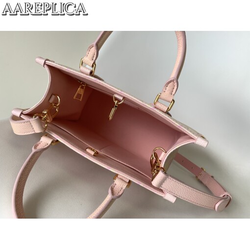 Replica Louis Vuitton LV ONTHEGO PM Pink Bag M46168 9
