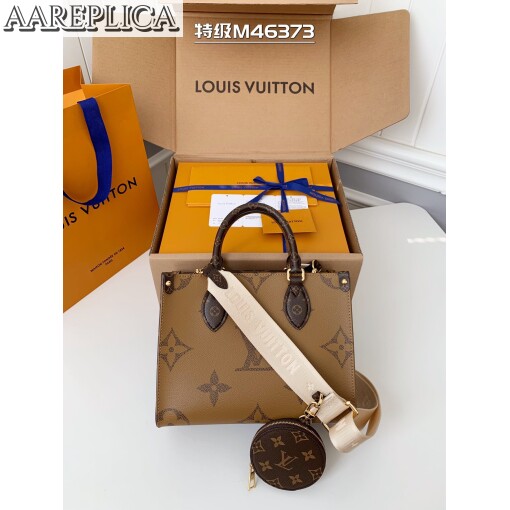 Replica Louis Vuitton LV OnTheGo PM Monogram and Monogram Reverse coated canvas Bag M46373 4