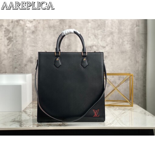 Replica Louis Vuitton Sac plat PM LV Black Bag M58658 2