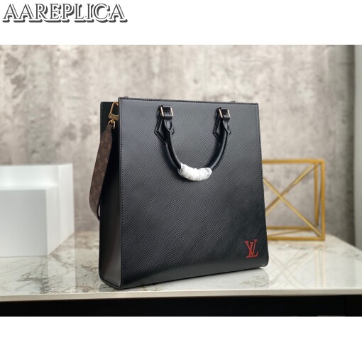 Replica Louis Vuitton Sac plat PM LV Black Bag M58658 3