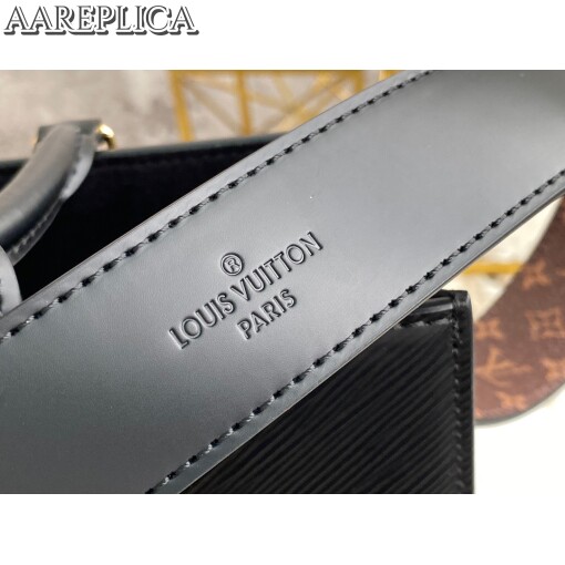 Replica Louis Vuitton Sac plat PM LV Black Bag M58658 9