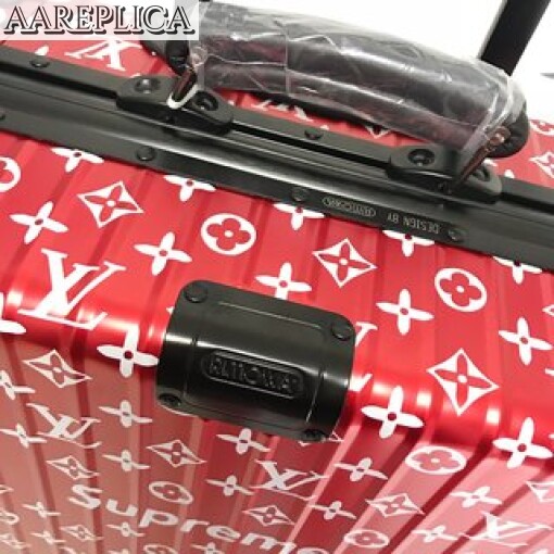 Replica Louis Vuitton Supreme LV Rolling Luggage LLV001 4